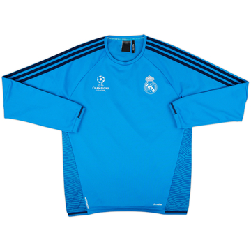 2015-16 Real Madrid CL adidas Sweat Top - 9/10 - (M)
