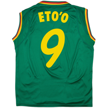 2002 Cameroon Home Vest Shirt Eto'o #9 - 9/10 - (XL)