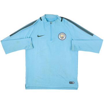 2014-15 Manchester City Nike 1/4 Zip Drill Top - 5/10 - (M)