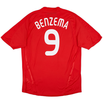 2007-08 France Away Shirt Benzema #9 - 6/10 - (XL)