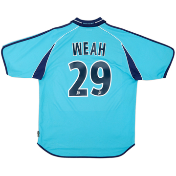 2000-01 Olympique Marseille Away Shirt Weah #29 - 9/10 - (M)