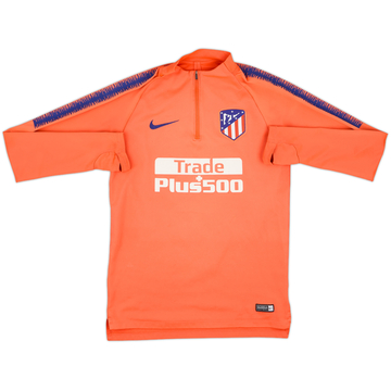 2019-20 Atletico Madrid Nike 1/4 Zip Sweat Top - 7/10 - (S)