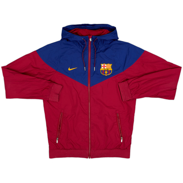 2017-18 Barcelona Nike Hooded Track Jacket - 7/10 - (S)