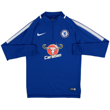 2017-18 Chelsea Nike 1/4 Zip Drill Top - 10/10 - (S)