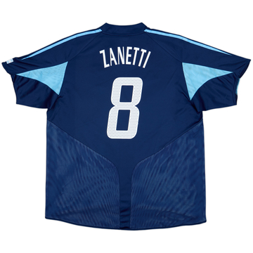 2004-05 Argentina Away Shirt Zanetti #8 - 9/10 - (XXL)