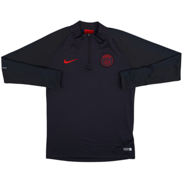2019-20 Paris Saint-Germain Nike 1/4 Zip Drill Top - 8/10 - (S)