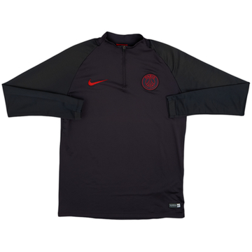 2019-20 Paris Saint-Germain Nike Vaporknit 1/4 Zip Drill Top - 8/10 - (M)