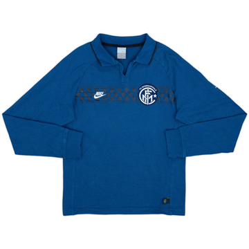 2006-07 Inter Milan Nike Polo L/S Shirt - 8/10 - (M)