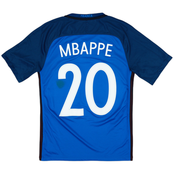 2016-17 France Home Shirt Mbappe #20 - 5/10 - (S)