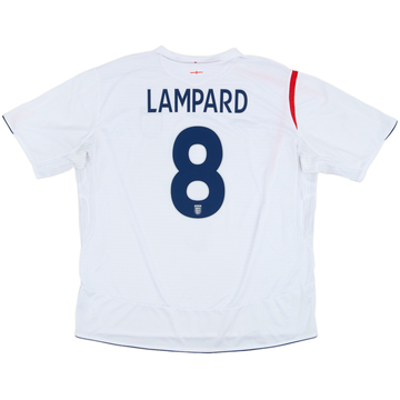 2005-07 England Home Shirt Lampard #8 - 7/10 - (3XL)