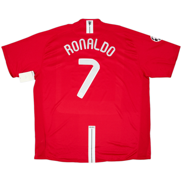 2007-09 Manchester United 'Final' Home Shirt Ronaldo #7 (3XL)