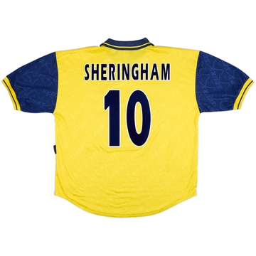 1995-97 Tottenham Third Shirt Sheringham #10 - 10/10 - (XL)