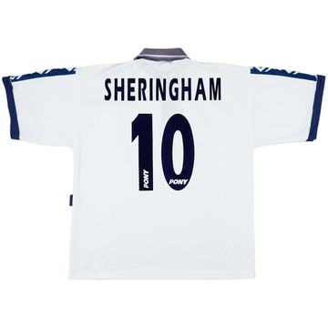 1995-97 Tottenham Home Shirt Sheringham #10 - 7/10 - (L)