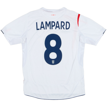 2005-07 England Home Shirt Lampard #8 - 6/10 - (M)