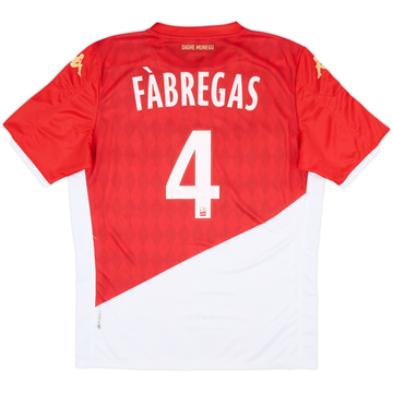 2019-20 Monaco Home Shirt Fabregas #4 - 8/10 - (XL)