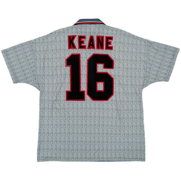 1995-96 Manchester United Away Shirt Keane #16 - 7/10 - (XL)