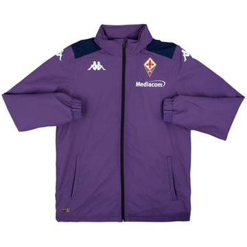 2023-24 Fiorentina Kappa Hooded Rain Jacket - 7/10 - (M)