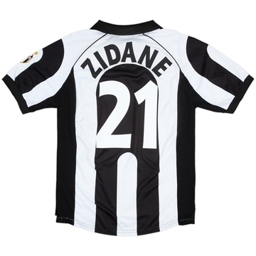 1997-98 Juventus Centenary Home Shirt Zidane #21 - 7/10 - (L)