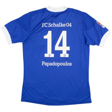 Camiseta de local del Schalke 2012-14 Papadopoulos #14 - 6/10 - (13-14 Años)