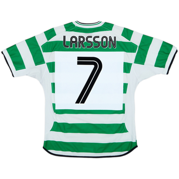 2001-03 Celtic Home Shirt Larsson #7 - 5/10 - (M)