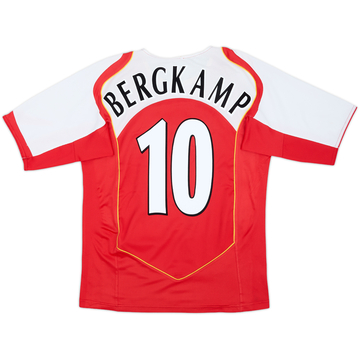 2004-05 Arsenal Home Shirt Bergkamp #10 - 8/10 - (S)