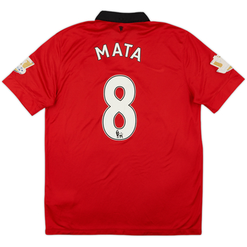 2013-14 Manchester United Home Shirt Mata #8 - 5/10 - (L)
