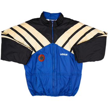 1995-96 Club Brugge adidas Padded Bench Coat - 4/10 - (XL)