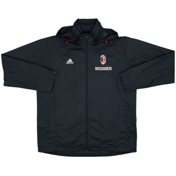 2009-10 AC Milan adidas Hooded Rain Jacket - 6/10 - (XL)