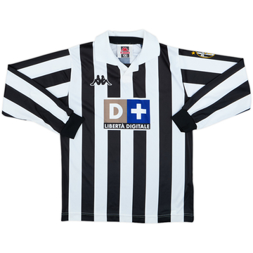 1998-99 Juventus Basic Home L/S Shirt #7 - 6/10 - (14-15 Years)