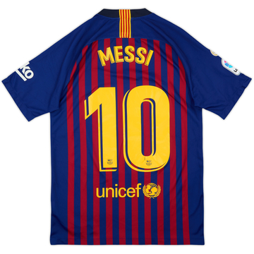2018-19 Barcelona Home Shirt Messi #10 - 6/10 - (S)