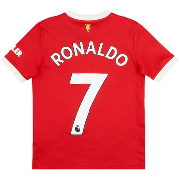 Camiseta de local del Manchester United 2021-22 Ronaldo #7 - 5/10 - (11-12 Años)