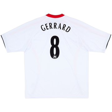 2005-06 Liverpool Away Shirt Gerrard #8 - 8/10 - (XL)