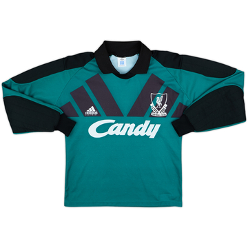 1991-92 Liverpool GK Shirt - 8/10 - (13-14 Years)