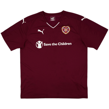 2015-16 Hearts Home Shirt - 8/10 - (XL)