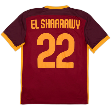 2015-16 Roma Home Shirt El Shaarawy #22 - 9/10 - (M)