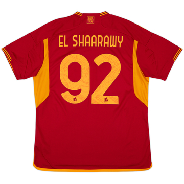 2023-24 Roma Home Shirt El Shawaary #92 - 10/10 - (XL)