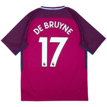 2017-18 Manchester City Away Shirt De Bruyne #17 - 6/10 - (M)