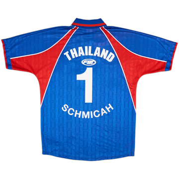 Camiseta de visitante de Tailandia 2002-03 Schmicah #1 - 8/10 - (L)