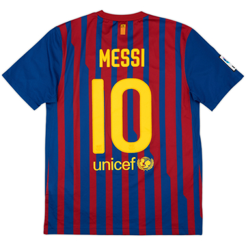 2011-12 Barcelona Home Shirt Messi #10 - 8/10 - (M)