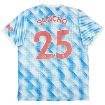 2021-22 Manchester United Away Shirt Sancho #25 - 5/10 - (L)