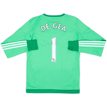 2015-16 Manchester United GK Shirt De Gea #1 - 8/10 - (15-16 Years)