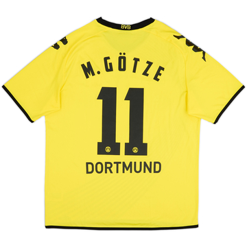 2011-12 Borussia Dortmund European Home Shirt M. Gotze #11 - 9/10 - (XL)