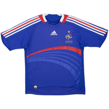 2007-08 France Home Shirt - 6/10 - (L.Boys)