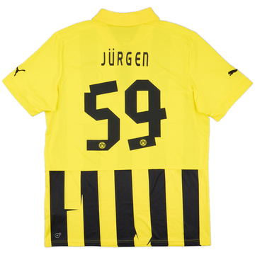 2012-13 Borussia Dortmund European Home Shirt Jurgen #59 - 8/10 - (XXL)