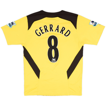 2004-06 Liverpool Camiseta Visitante Gerrard #8 - 4/10 - (S)