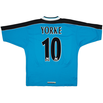 1998-99 Aston Villa Away Shirt Yorke #10 - 8/10 - (M)