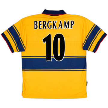 1997-99 Arsenal Away Shirt Bergkamp #10 - 9/10 - (XL)