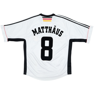 1998-00 Germany Home Shirt Matthaus #8 - 9/10 - (M)