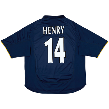 2000-02 Arsenal European Shirt Henry #14 - 8/10 - (XL)
