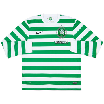 2012-13 Celtic '125th Anniversary' Home L/S Shirt - 9/10 - (XL)